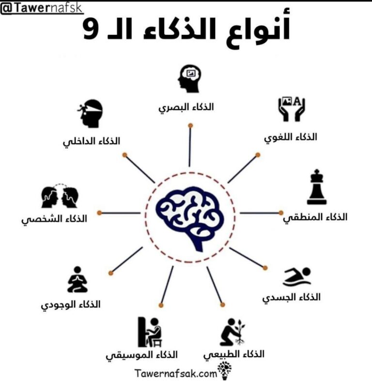 ما هي أنواع الذكاء؟