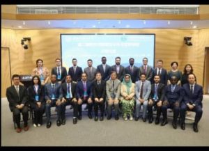 لقاء د أحمد زيدان مع وفد رفيع المستوى من جامعة شانغهاي