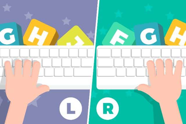 tpc right left - تعلم الكتابة السريعة في خطوات 7