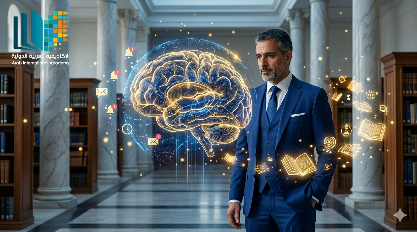 Geminiاقتصاد الانتباه استراتيجيات استعادة التركيز الأكاديمي في عصر المشتتات الرقمية Generated Image 77e8qe77e8qe77e8 - اقتصاد الانتباه: استراتيجيات استعادة التركيز الأكاديمي في عصر المشتتات الرقمية 1