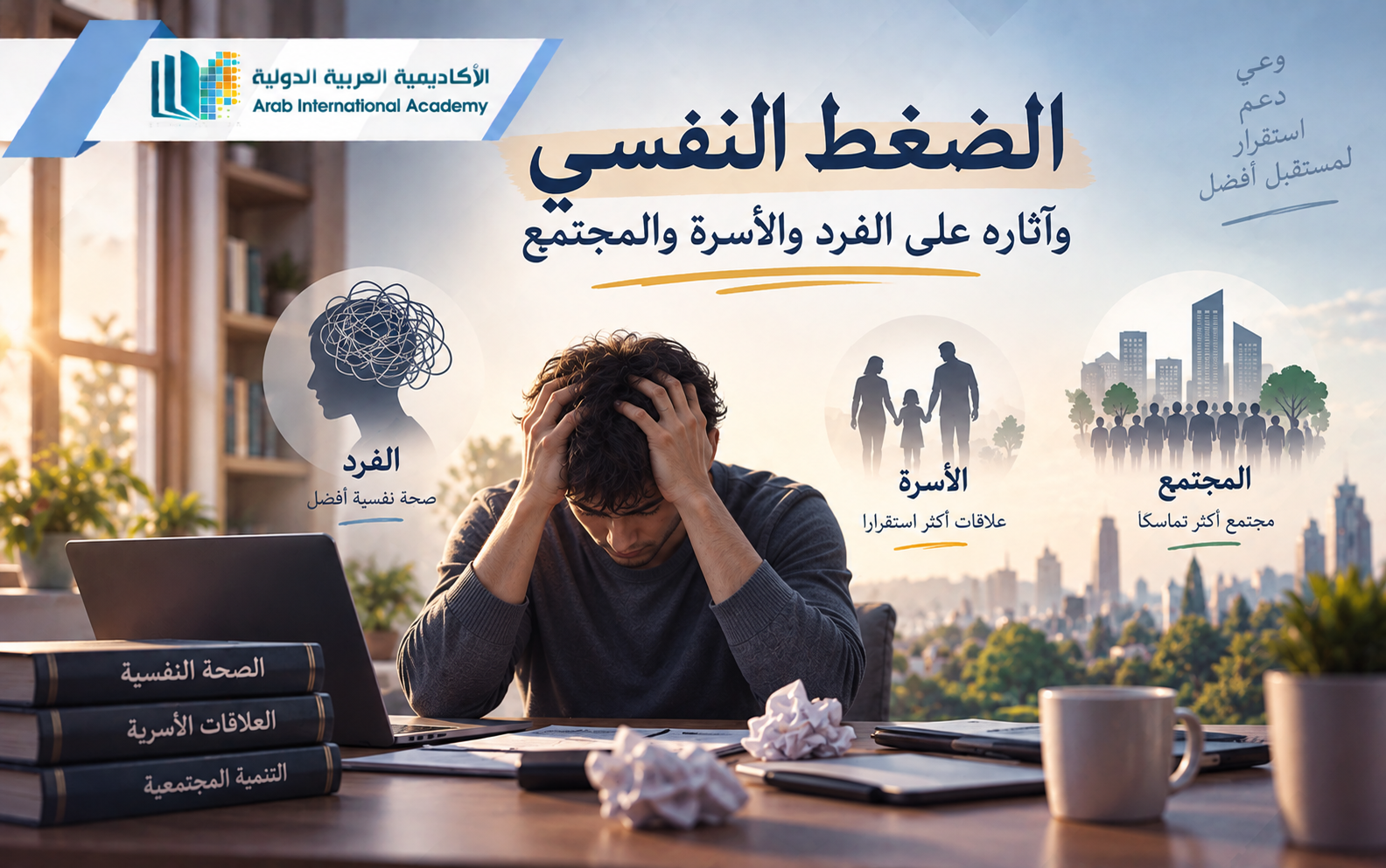الضغط النفسي وآثاره على الفرد والأسرة والمجتمع