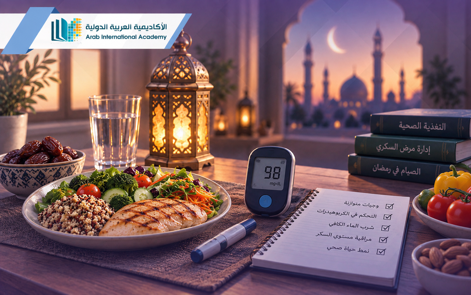 إرشادات التغذية السليمة لمرضى السكري في رمضان