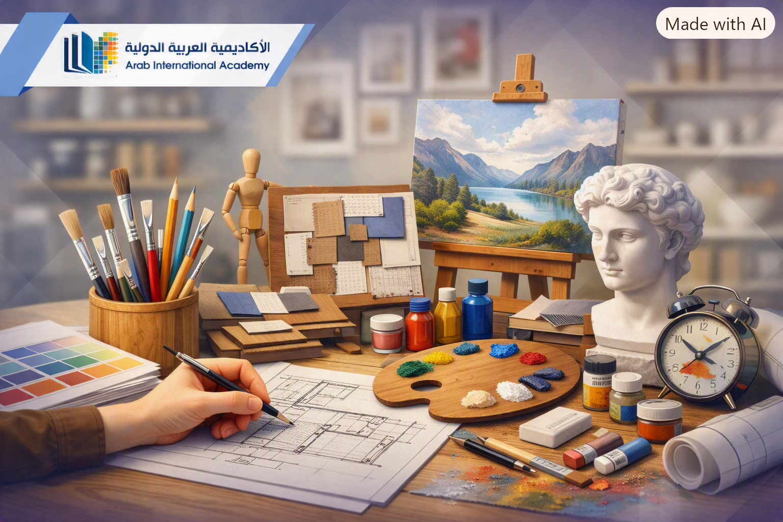 الرسم الهندسي ثنائي وثلاثي الأبعاد